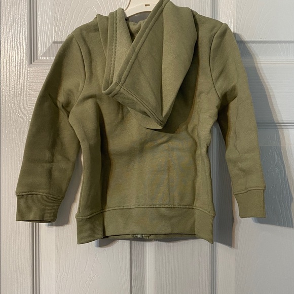 Cat & Jack Kids Dinosaur Zip up Hoodie - Green Size 2 T NWT - Picture 3 of 3